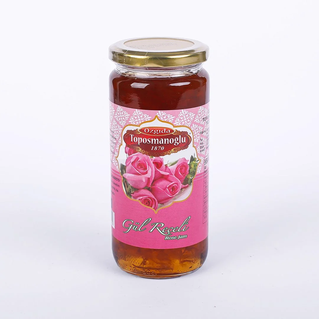 600 GR Kavanoz Gül Reçeli (Glikoz İçermez)