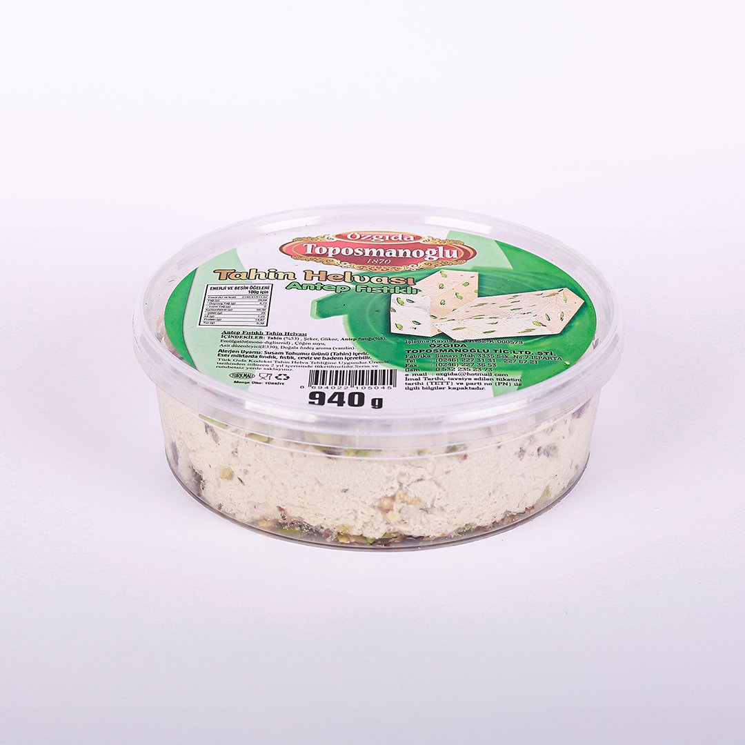 940 GR Antep Fıstıklı Kase Helva