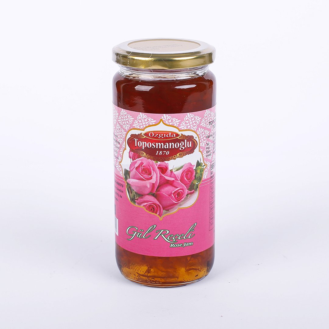 600 GR Kavanoz Gül Reçeli (Glikoz İçermez)